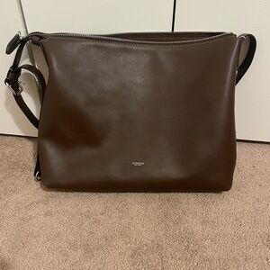 Coach Brown Leather Mott Messenger 38 Crossbody Bag